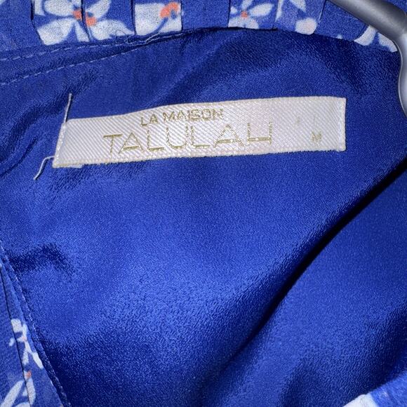 LA MAISON TALULAH-MEDITERRANEAN MINX Pleated Mini Dress Size M - Picture 14 of 16